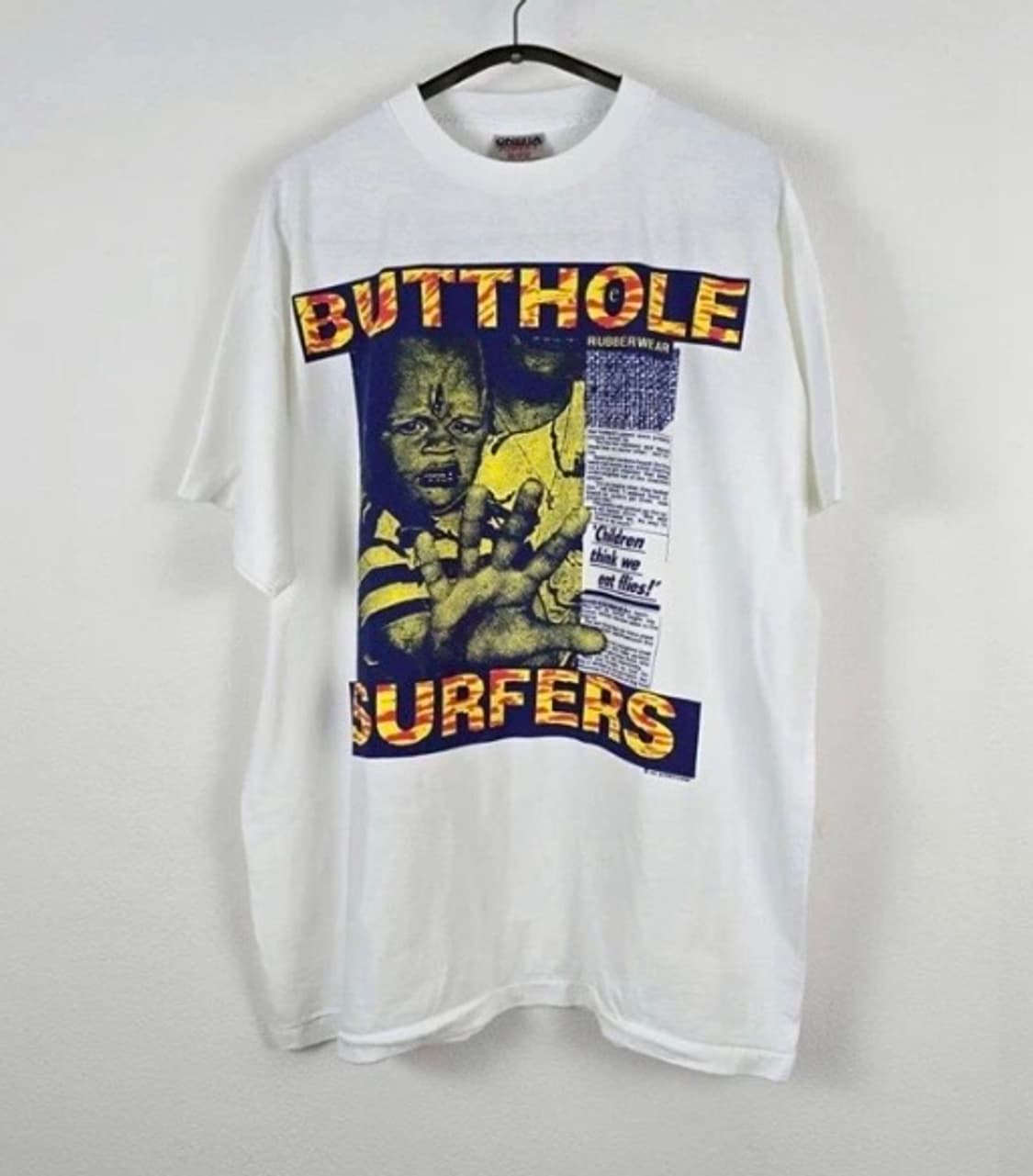 (rep) 빈티지 버트홀 서퍼스 밴드 티셔츠 상품이미지1
