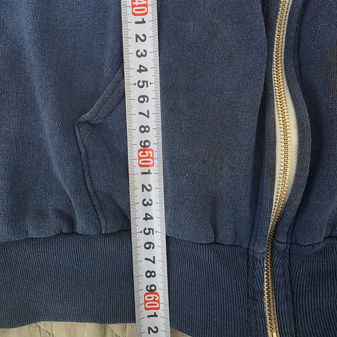 [L] 70-80s 빈티지 우드랜드 써멀 더블페이스 트래쉬드 후드집업 상품이미지10