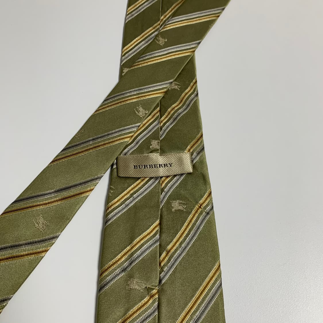 버버리(BURBERRY) 스트라이프 넥타이 명품 모노그램 클래식 A등급 상품이미지5