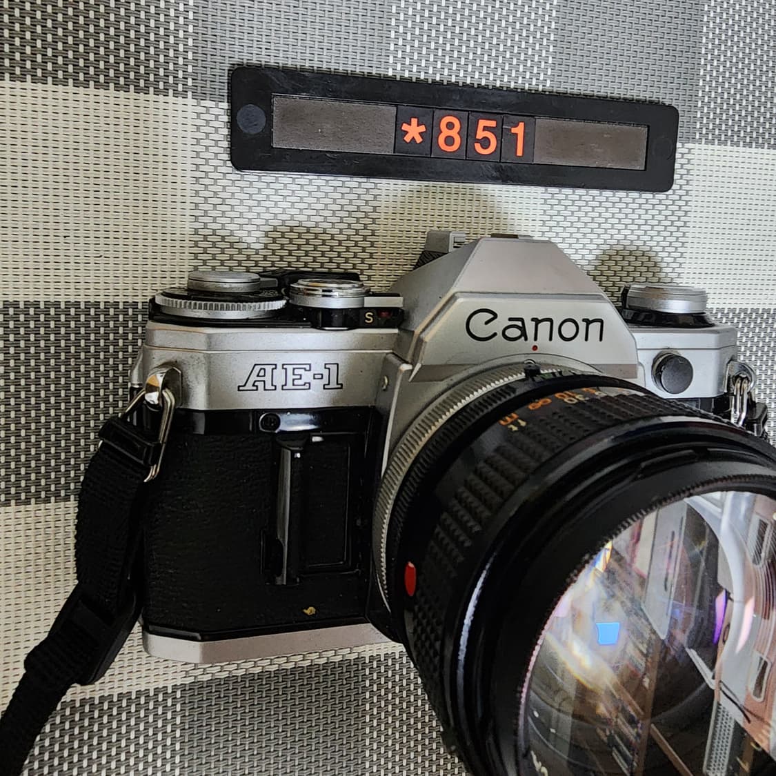 캐논 AE-1 필름카메라 실버바디 1.4 단렌즈 상품이미지2