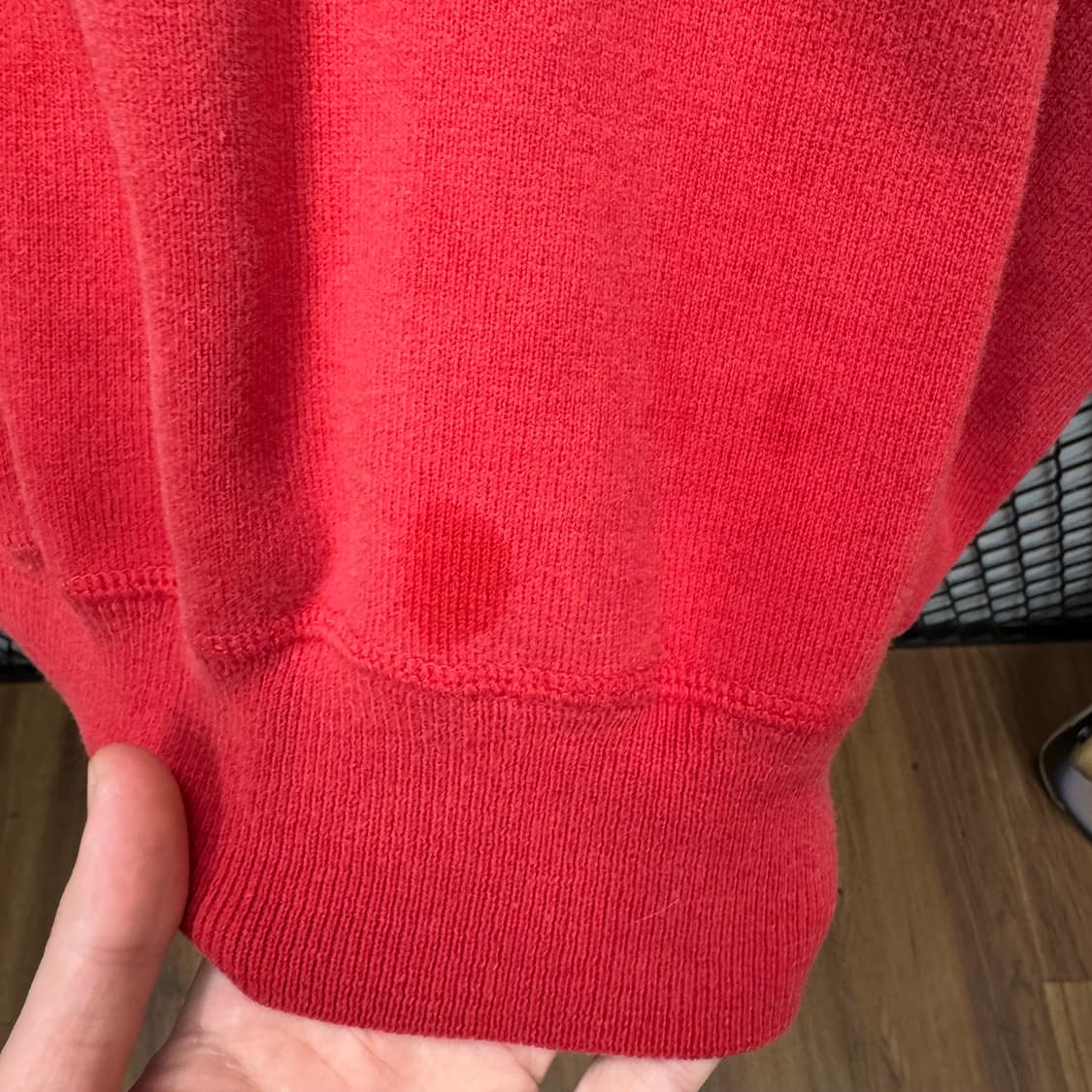 폴로 랄프로렌 니트 스웻셔츠 레드 블랙 포니 로고 포인트 레드 상품이미지8