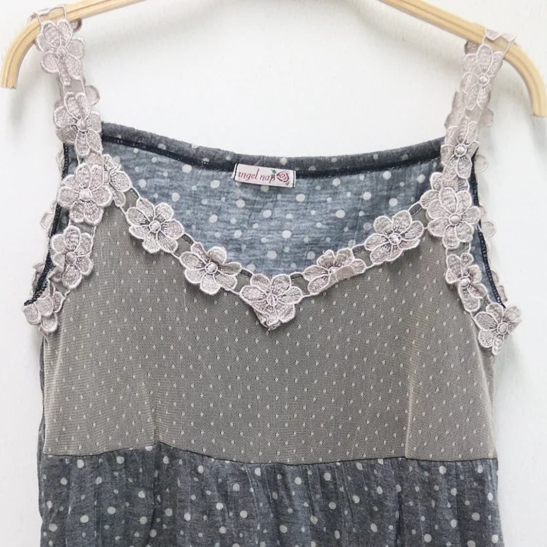 ANGEL NAP 플라워 포인트 슬리브리스 61146 상품이미지3