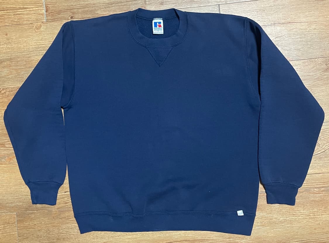 90s 러셀 애슬레틱 스웻셔츠 네이비 미제🇺🇸 상품이미지1