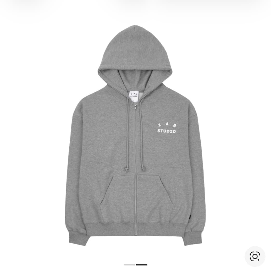 아이앱 스튜디오 후드 집업 그레이 L 상품이미지1