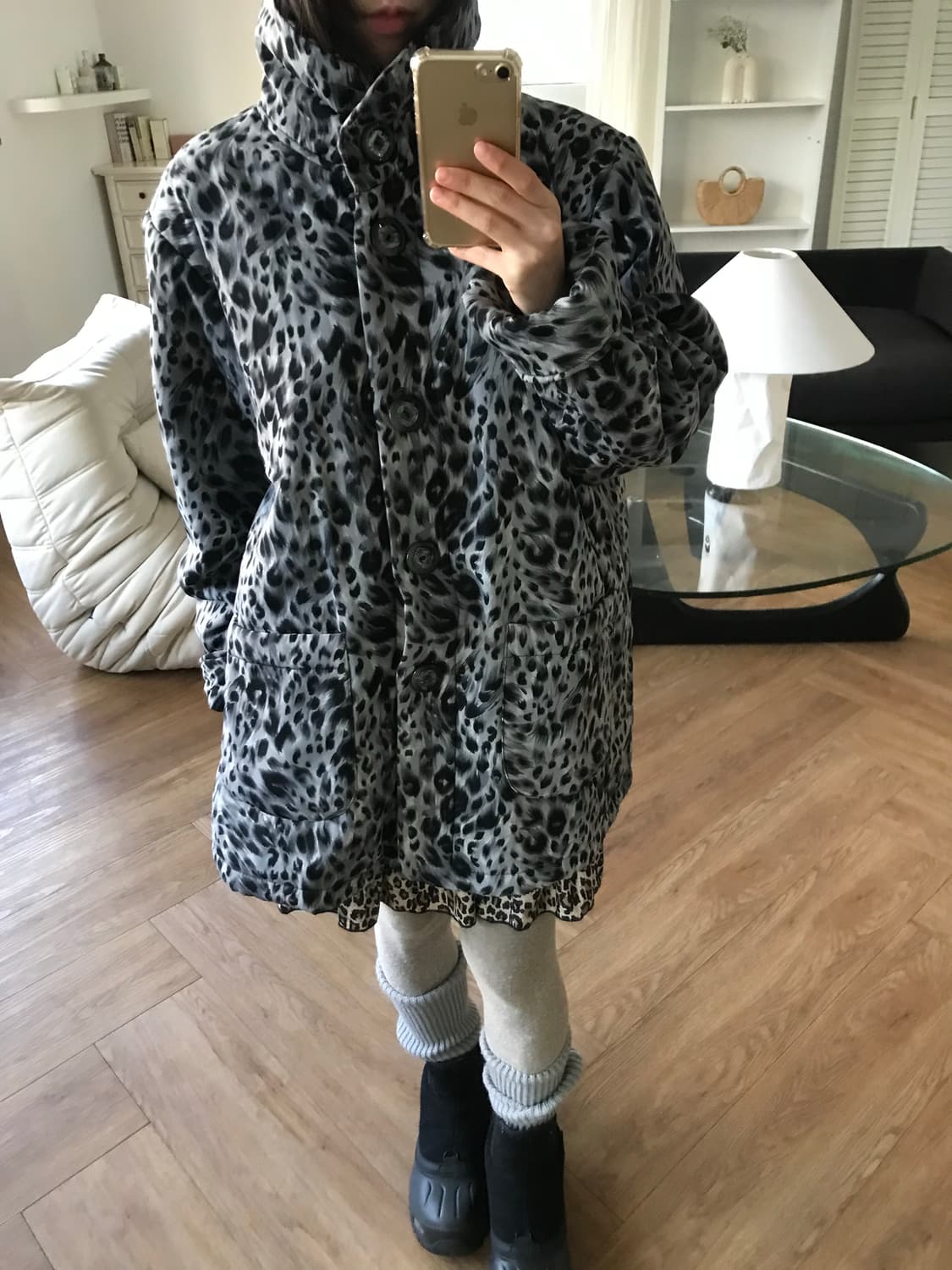 vintage leopard pattern jumper 상품이미지2