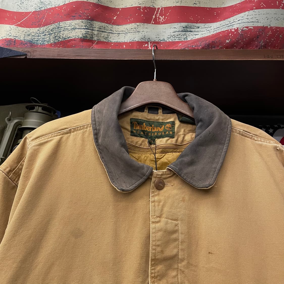 90s 팀버랜드 웨더기어 퀼팅 내피 초어 워크 자켓 / 워크 웨어 상품이미지3