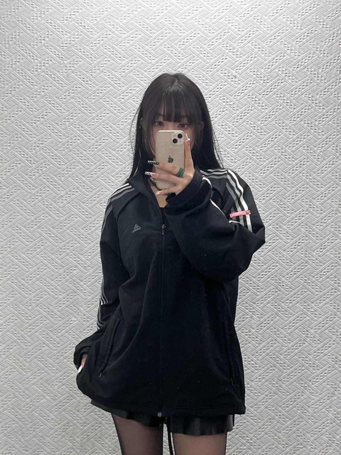 아디다스 레트로 빈티지 트리플 삼선 바람막이 자켓 105 C10180 상품이미지2