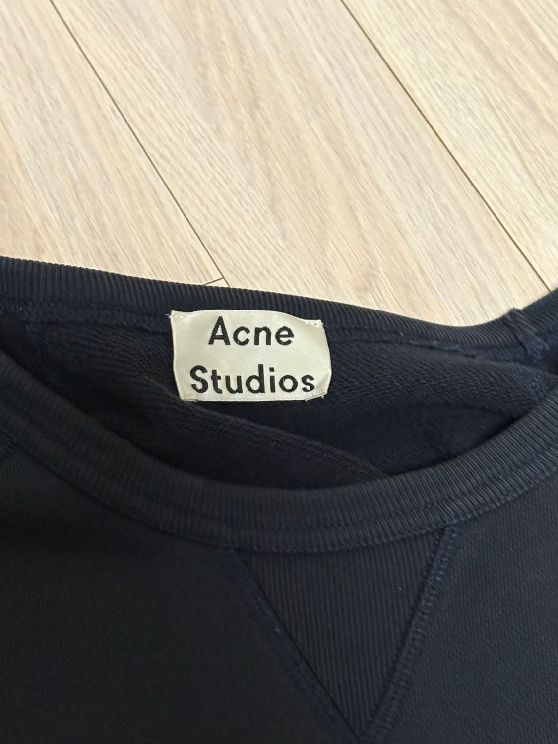 아크네 스튜디오 페이스 패치 스웻셔츠 네이비 XS 상품이미지4