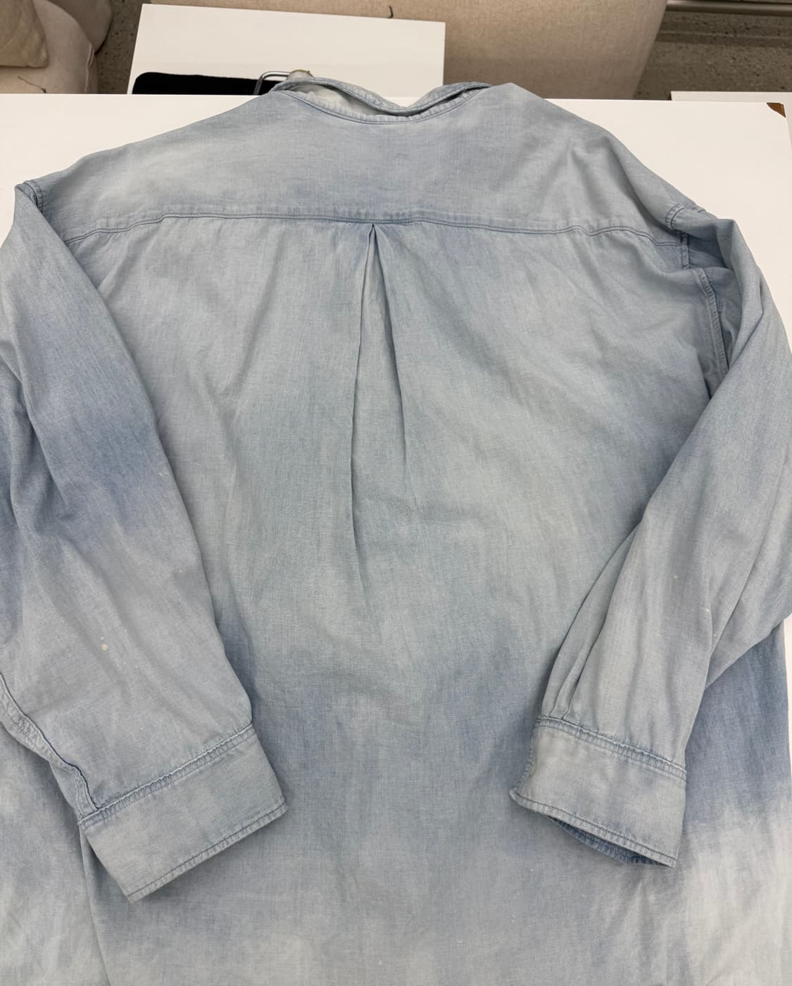 안셀름 aging chambray shirt 3사이즈 상품이미지7