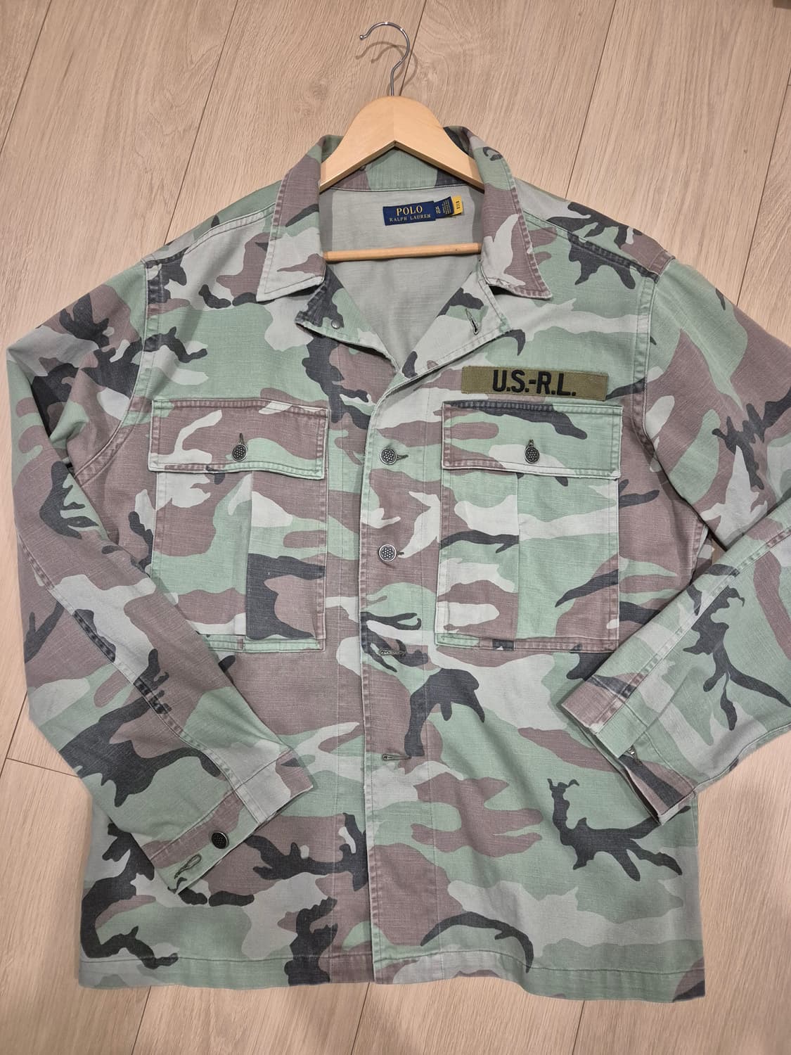 폴로랄프로렌 카모 셔켓 XL 상품이미지1