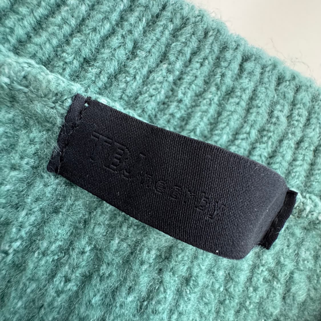 예쁜 낙낙핏 민트 니트 스웨터 프리 컨디션 굿 상품이미지8