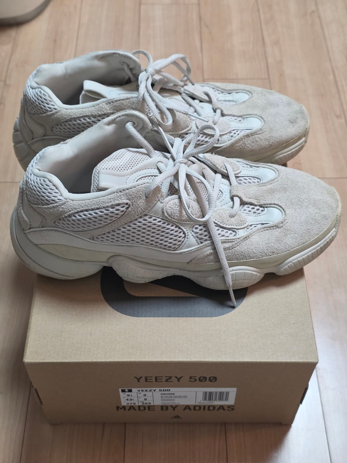 이지 Yeezy 500 블러쉬 Blush 275 2018 OG 상품이미지4
