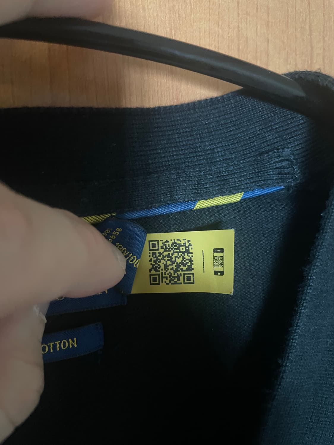 폴로랄프로렌 피마 코튼 가디건 블랙 L 상품이미지4