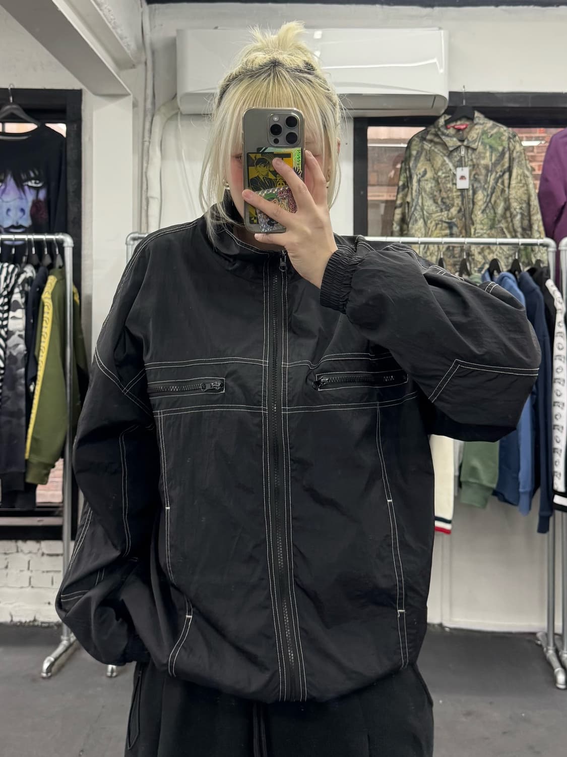 VTG 스티치 바람막이 상품이미지2