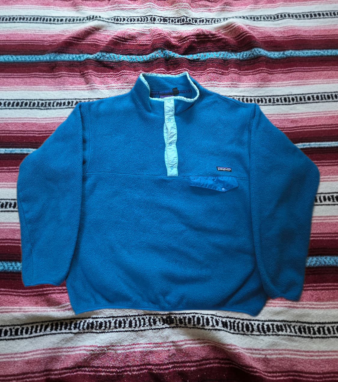 (XL)파타고니아 Usa 아카이브 블루 신칠라 플리스 상품이미지1