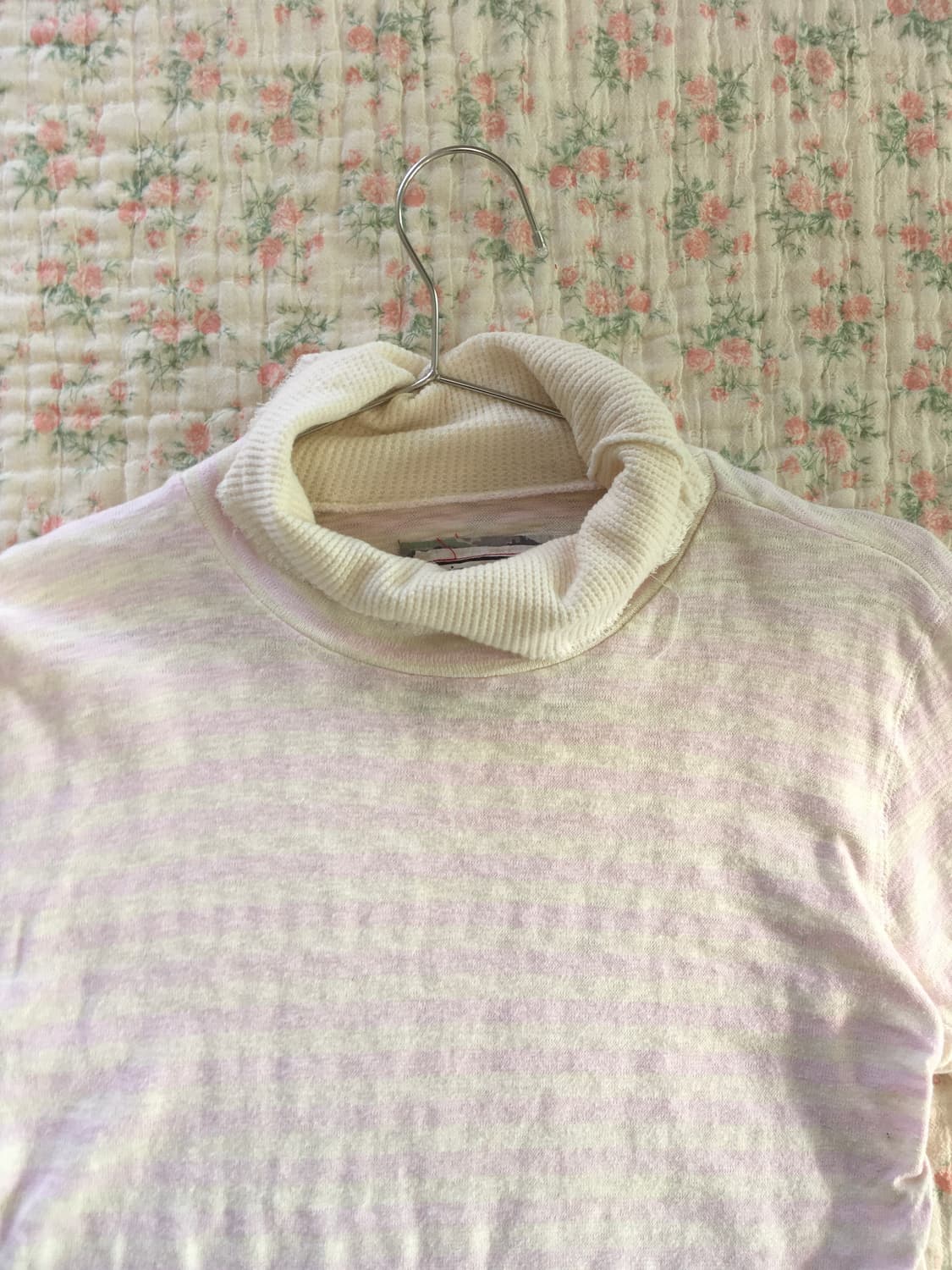 모릴 롱 블라우스+딸기우유 스트라이프 폴라 세트 상품이미지9