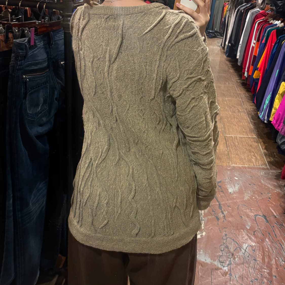 [Hi] 그레이 패턴 스웨터 니트  상품이미지5