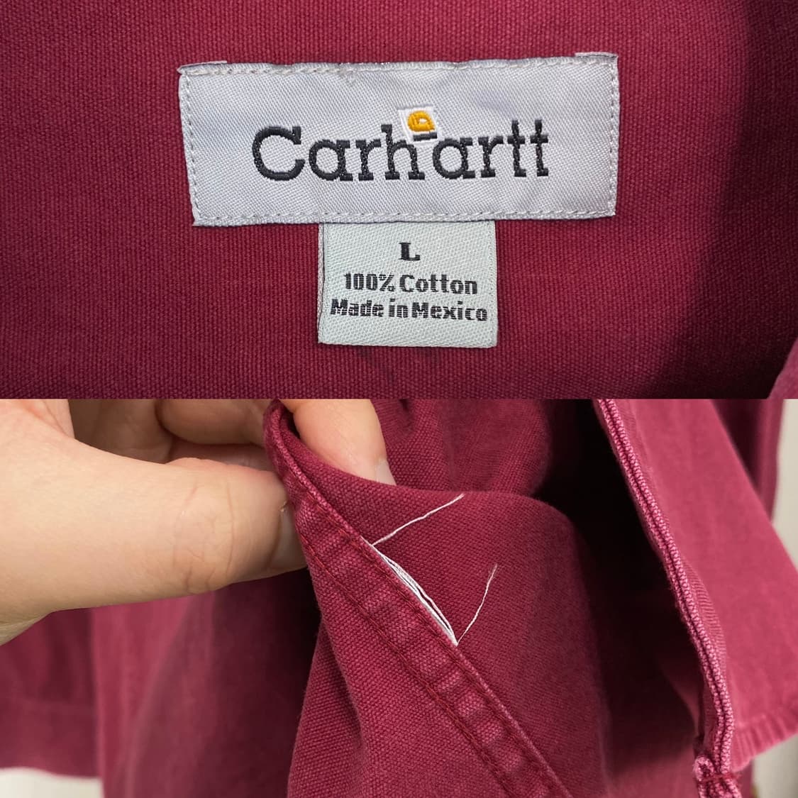 칼하트 사슴 자수 워크 셔츠 상품이미지6