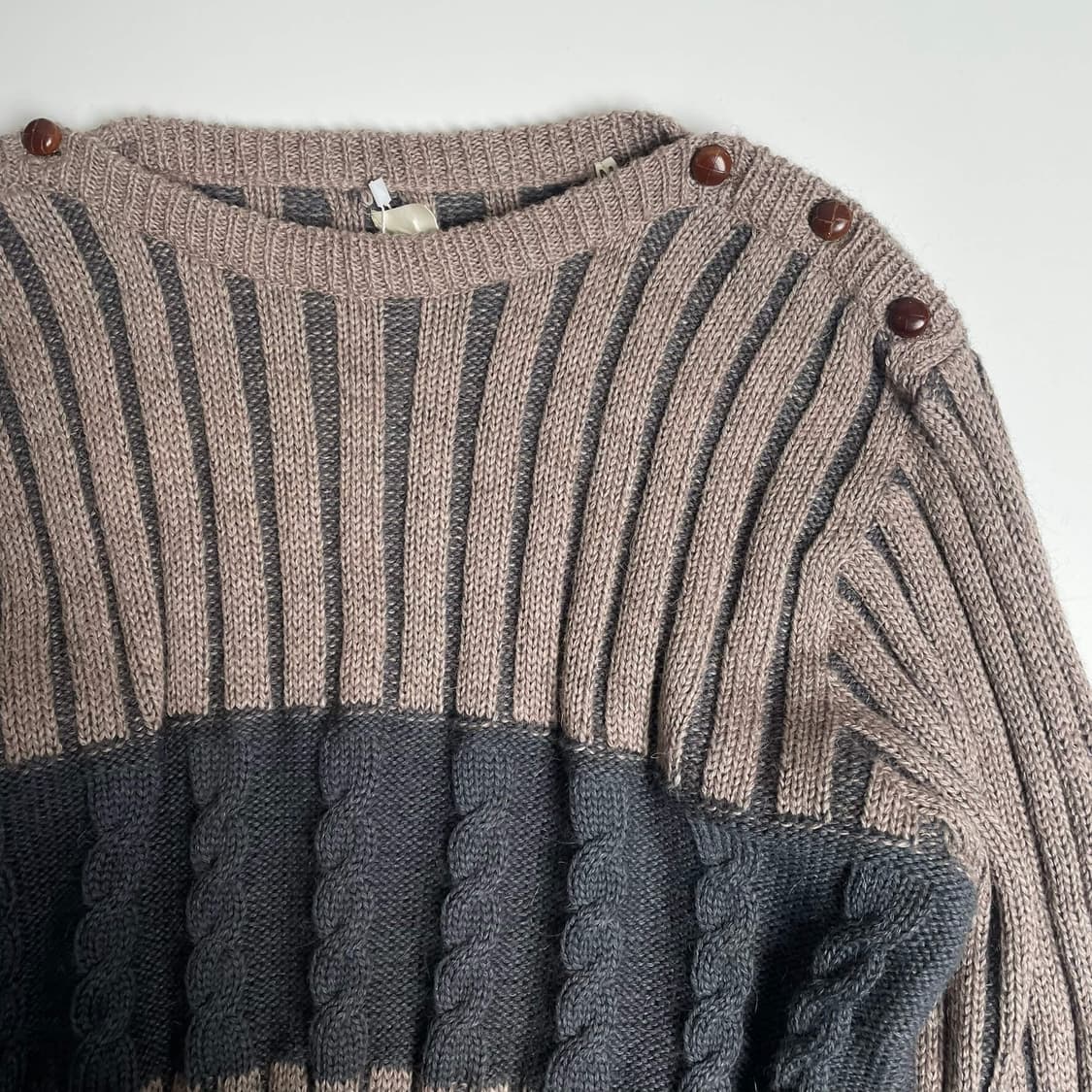 울 알파카 블렌드 니트 (italy made)   상품이미지3