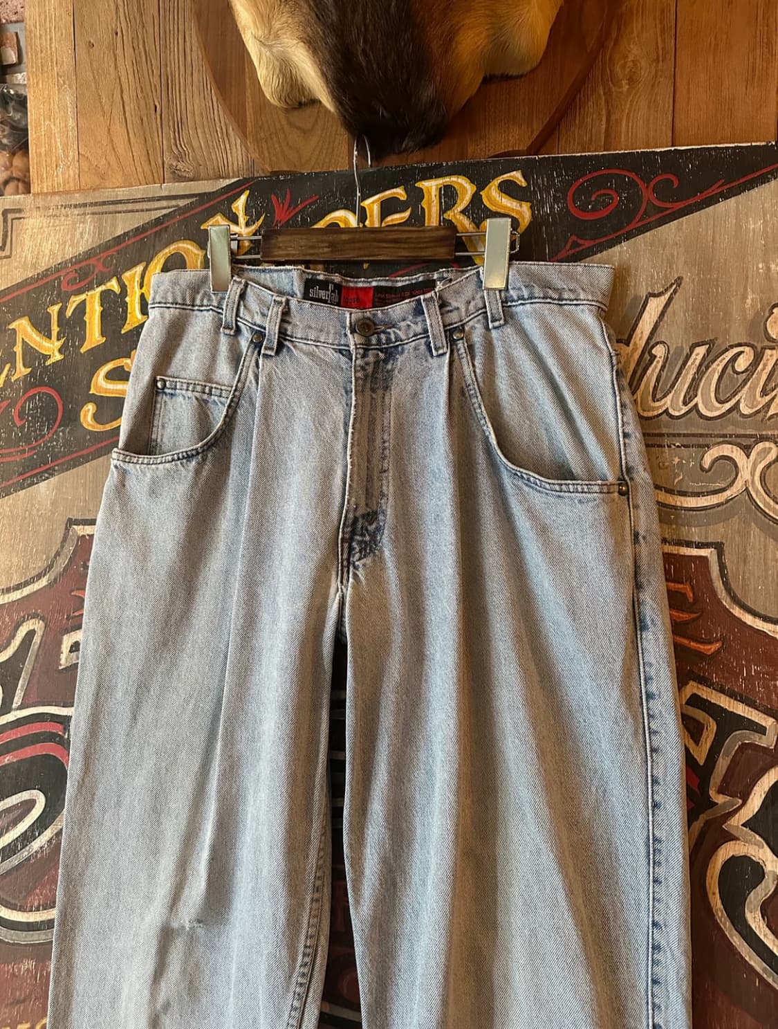 90s 미제 빈티지 리바이스 실버탭 루즈핏 34사이즈 상품이미지2