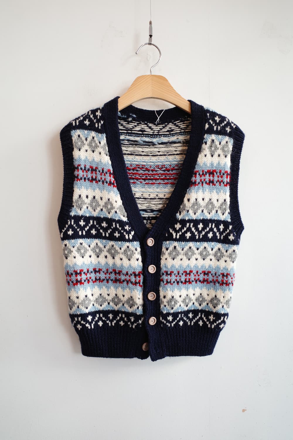 Japan brand 울 니트 베스트  상품이미지1