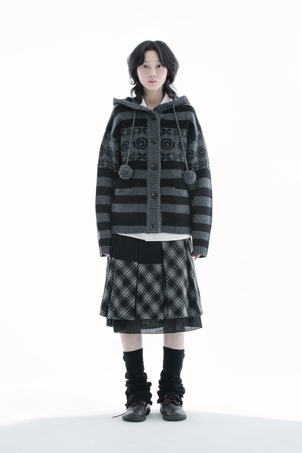 허그유어스킨 엔젤 윙 후드 가디건 상품이미지4