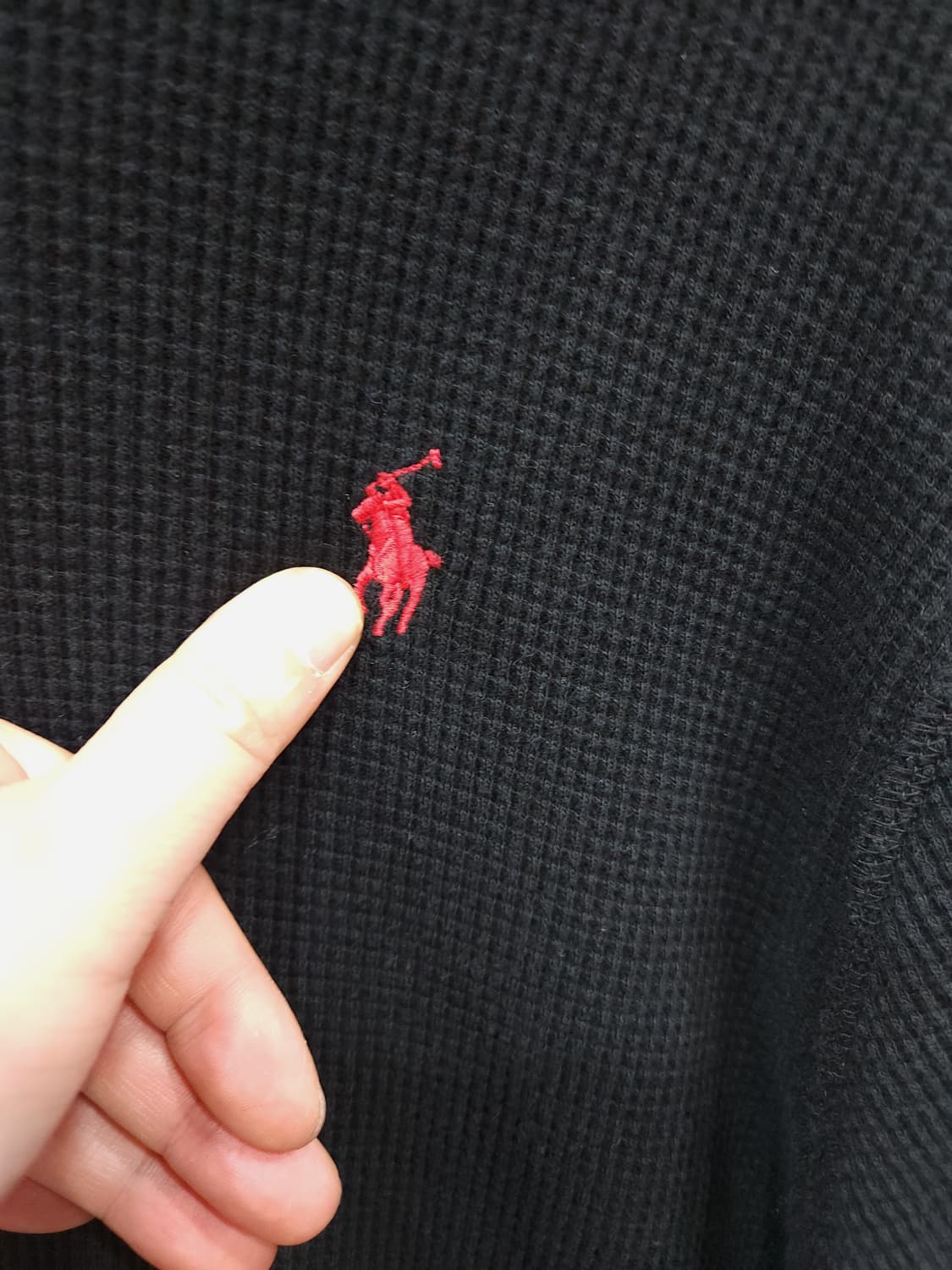 폴로 랄프로렌 블랙 와플 슬리브리스

 상품이미지4