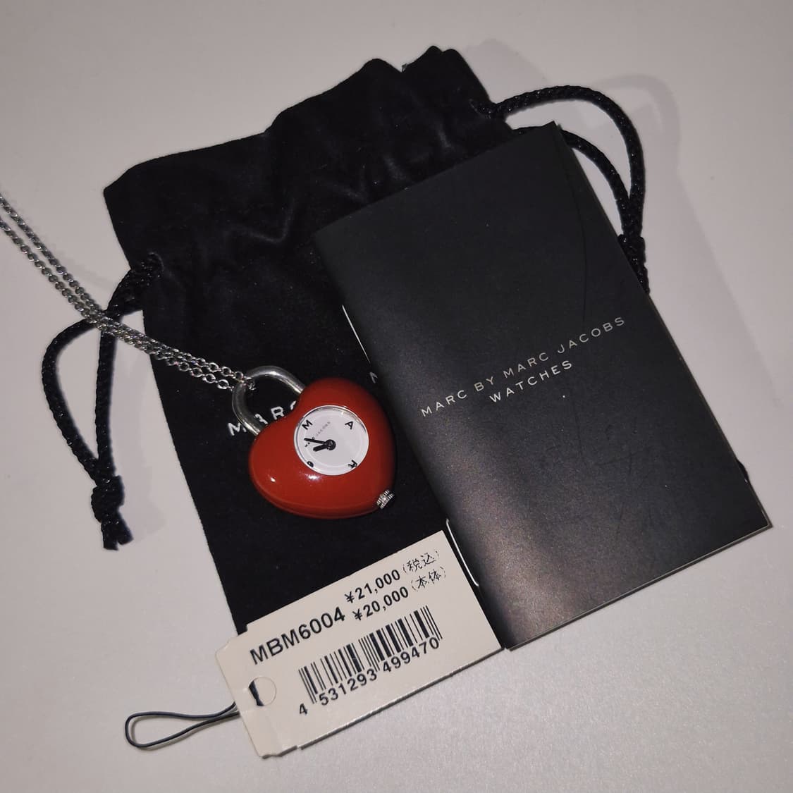 마크제이콥스 하트 자물쇠 시계 목걸이 상품이미지9