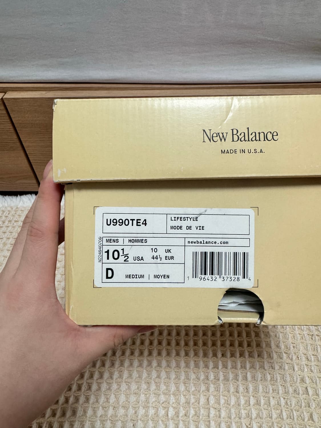 Size 285) 뉴발란스 에메레온도르 990v4 상품이미지9
