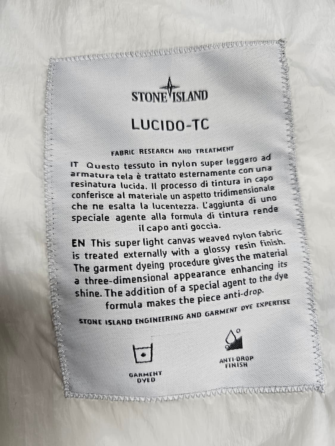 스톤아일랜드 루시도 TC 패커블 자켓 상품이미지8