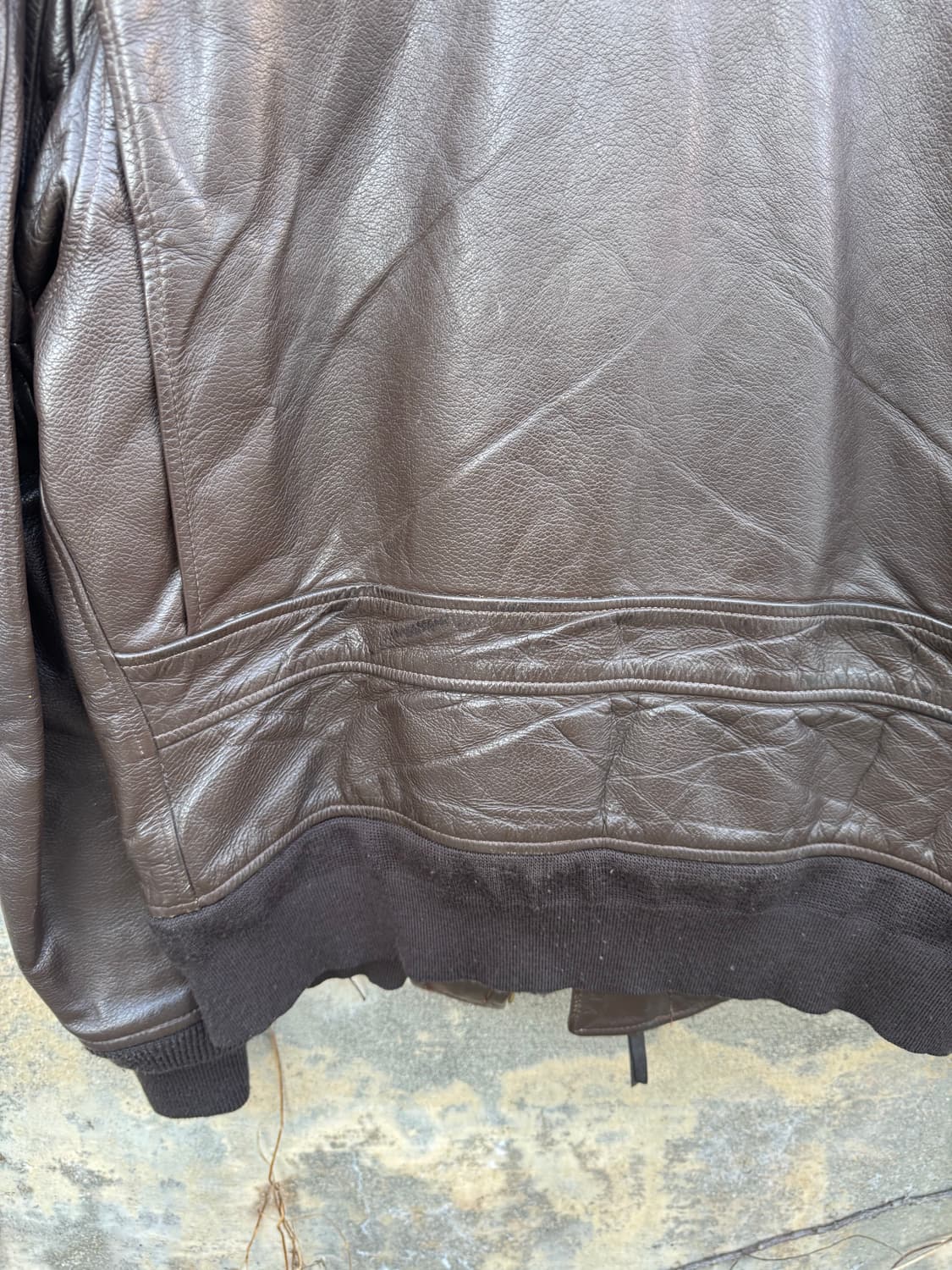 70s 미군 미해군 usn 오리지널 g-1 레더 가죽 자켓 42 상품이미지8