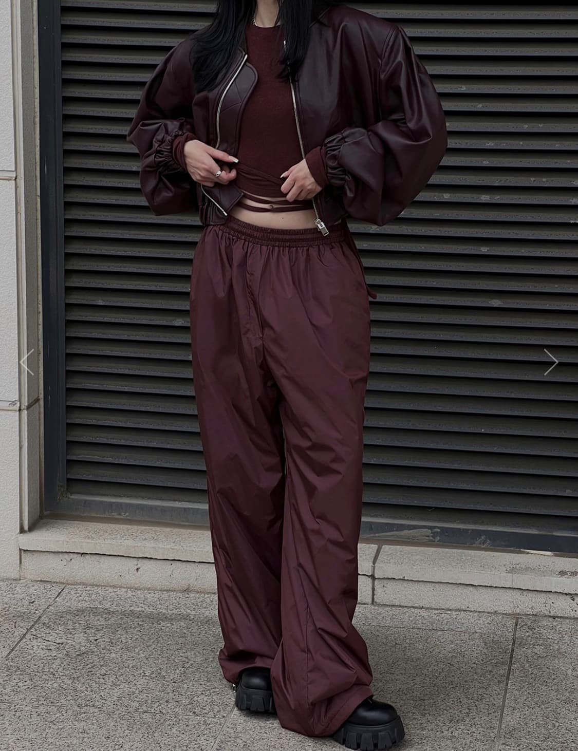 새상품) 랑거 아론 트레이닝 조거 팬츠 베이지 상품이미지9