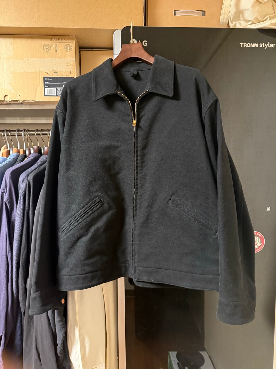 코모리 comoli 몰스킨 숏자켓 상품이미지1