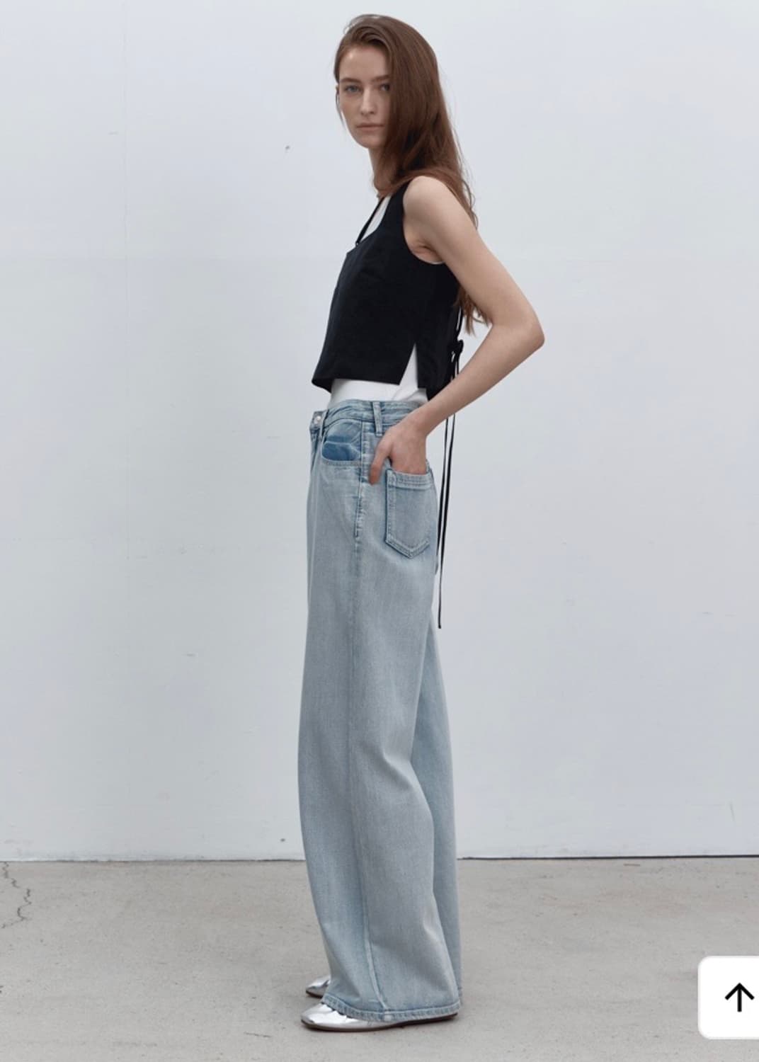 퍼블리카엑스 와이드 데님팬츠 상품이미지2