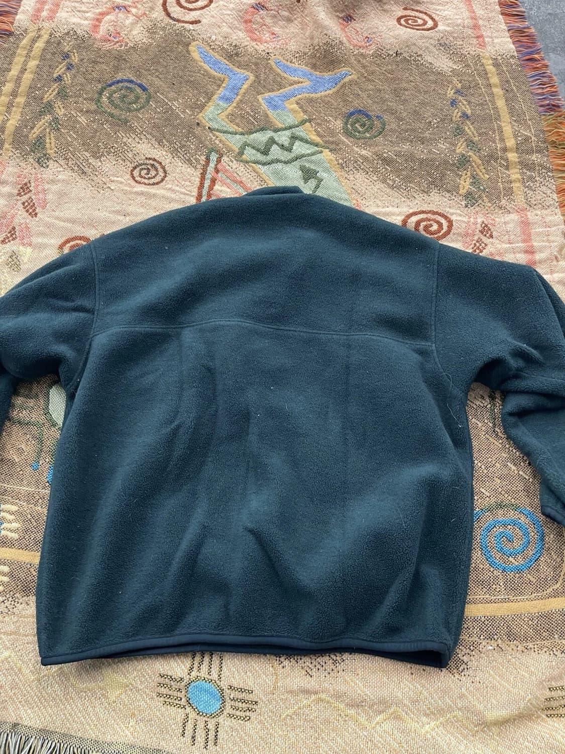 90s 자메이카 파타고니아 신칠라 스냅-T 다크그린 상품이미지5