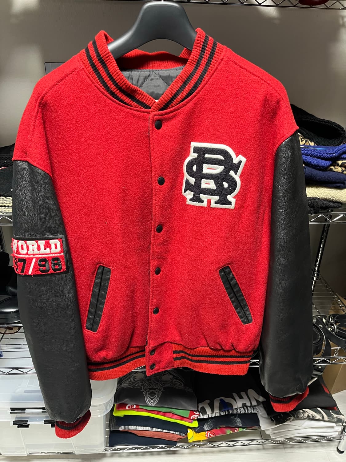 빈티지 롤링스톤즈 바시티자켓 made in usa 상품이미지1