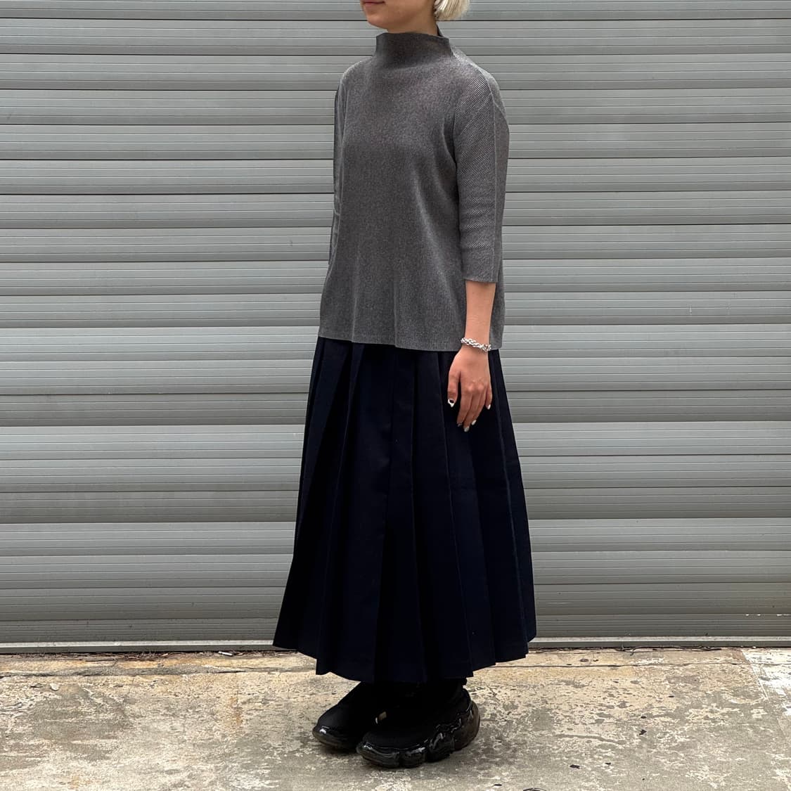Pleats Please Gray Short Top  상품이미지8