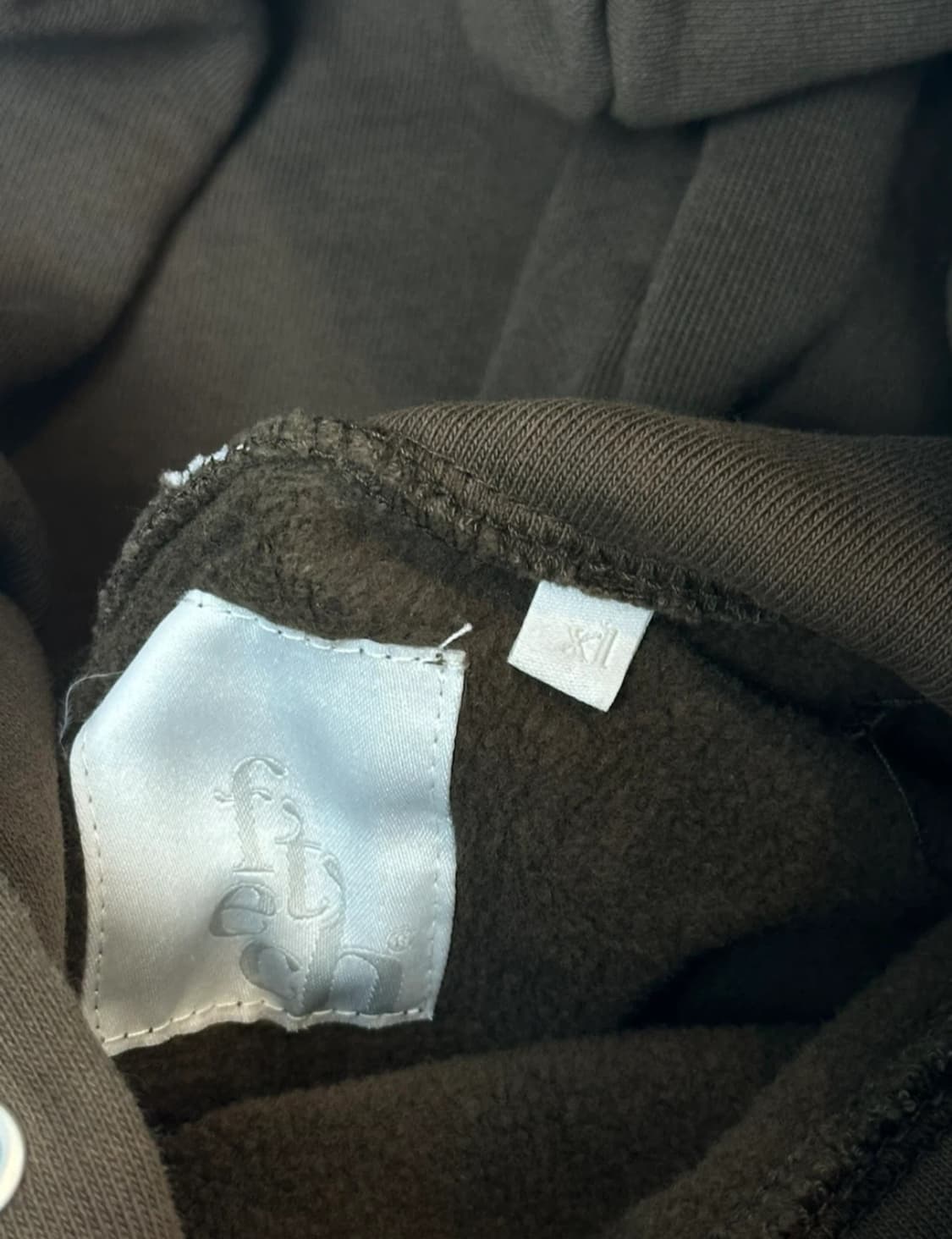 [XL] fetch 후드티 브라운 상품이미지8