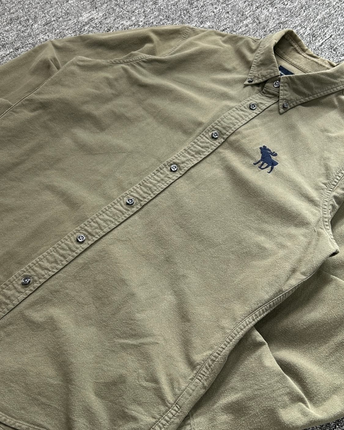 아베크롬비 로고 카키 셔츠 상품이미지3