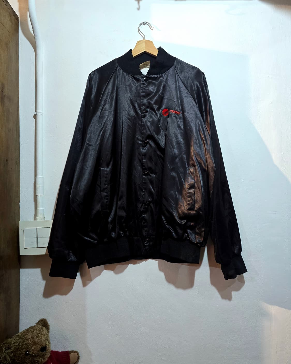 Aubura Sport Satin Jacket (새틴 바시티 자켓) 상품이미지1