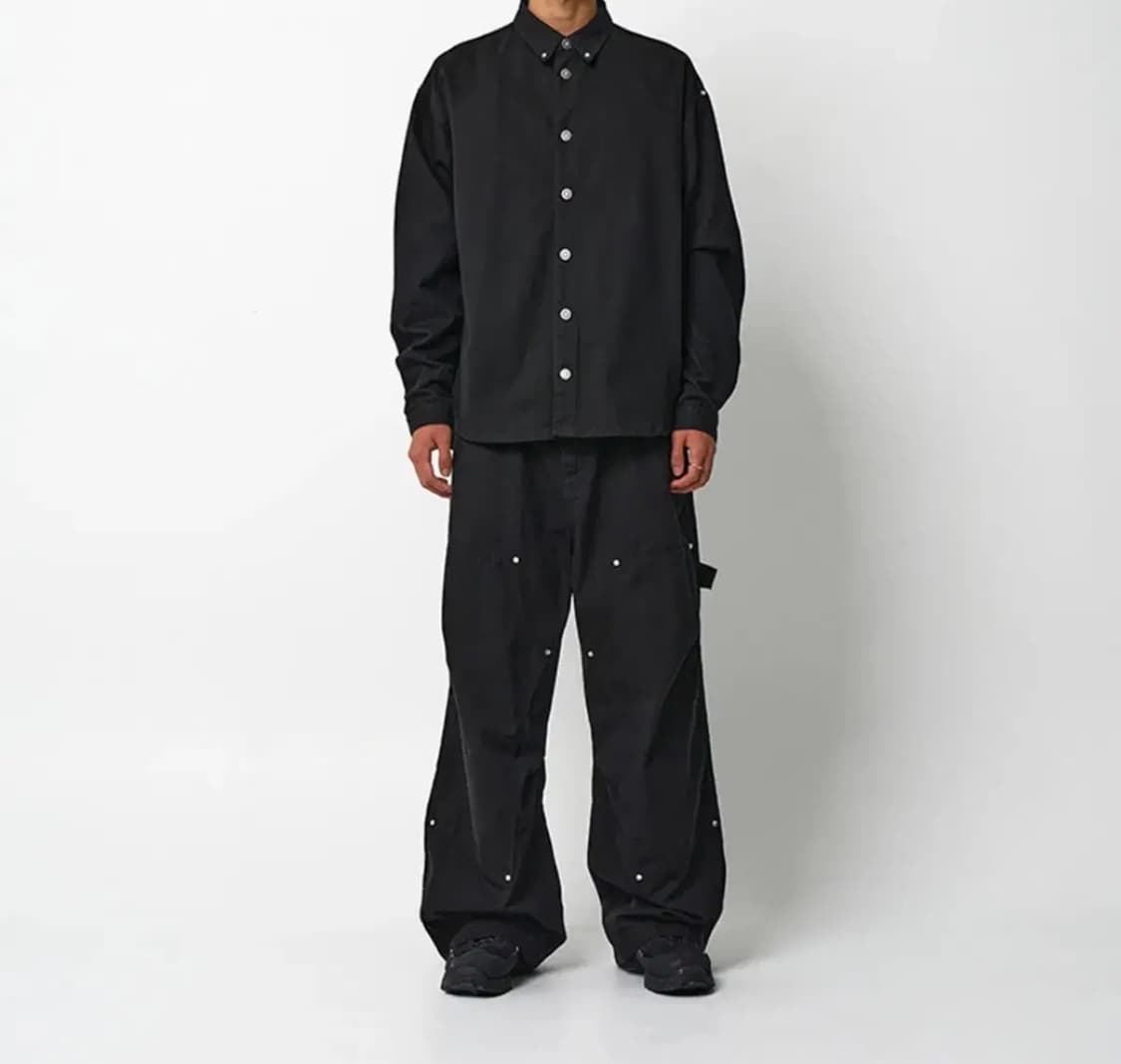 9999아카이브 쥬얼리 리벳 셋업 블랙 (2) 상품이미지1