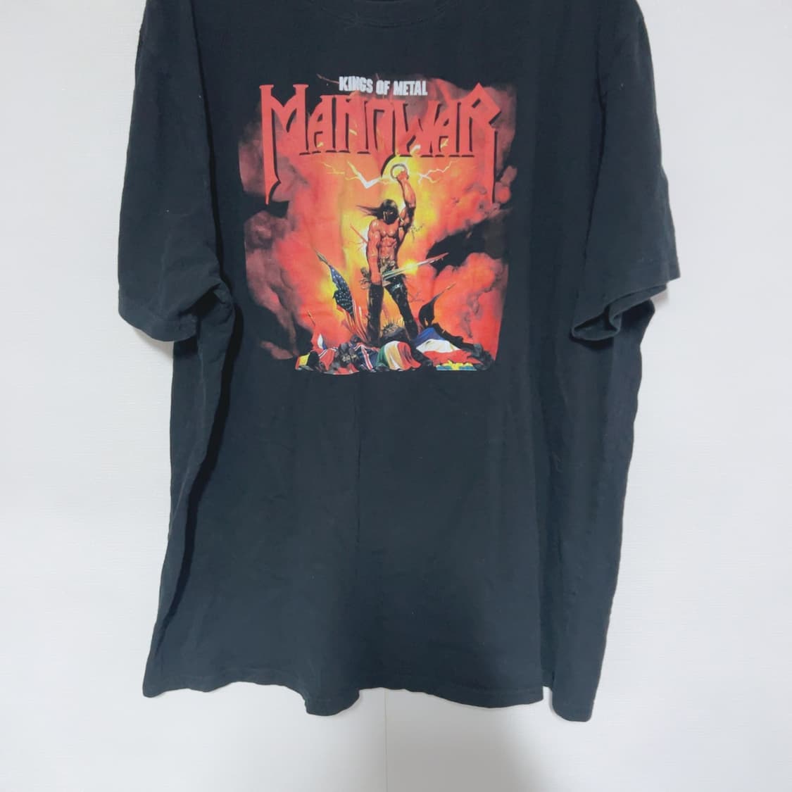 빈티지 올드스쿨 메탈 여름 빅사이즈 공용 락티셔츠 상품이미지3