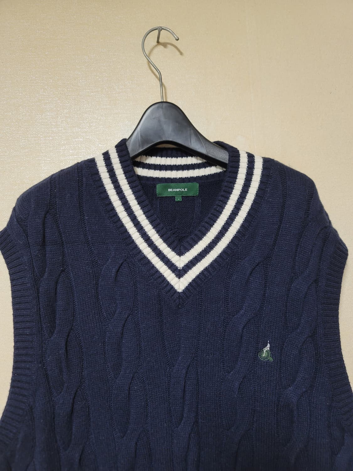 빈폴 브이넥 케이블 베스트 상품이미지2