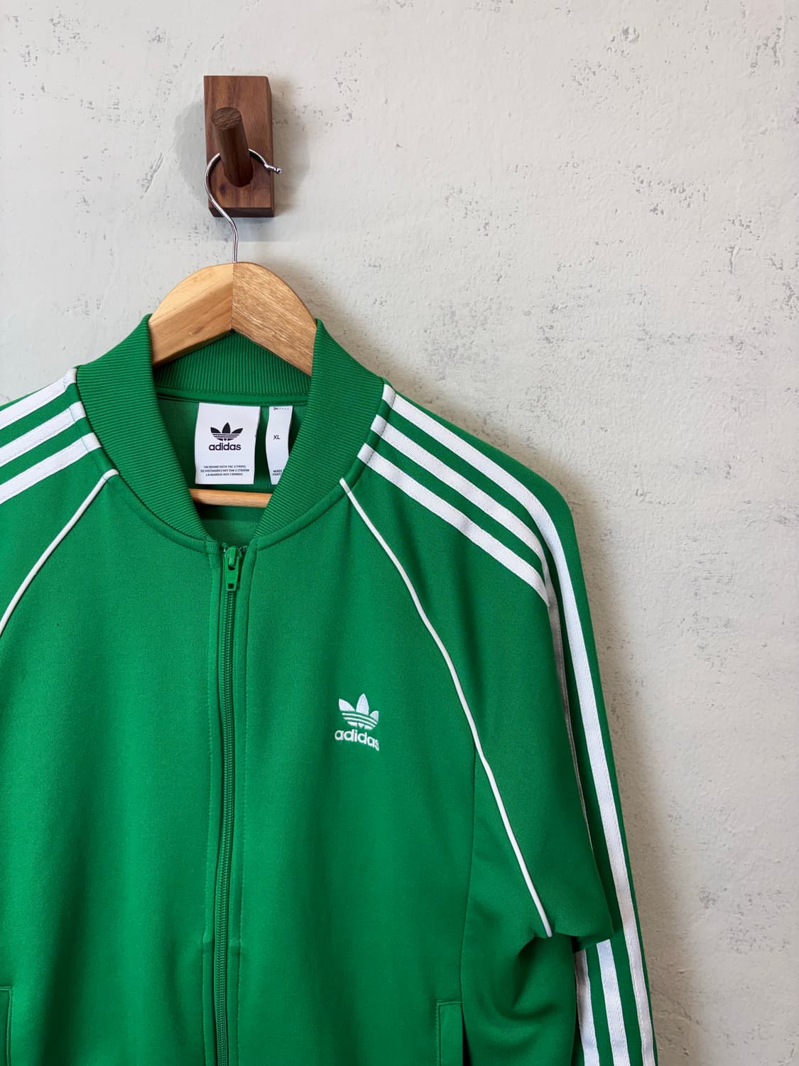 아디다스 신형 SST 그린 트랙탑 져지 상품이미지2