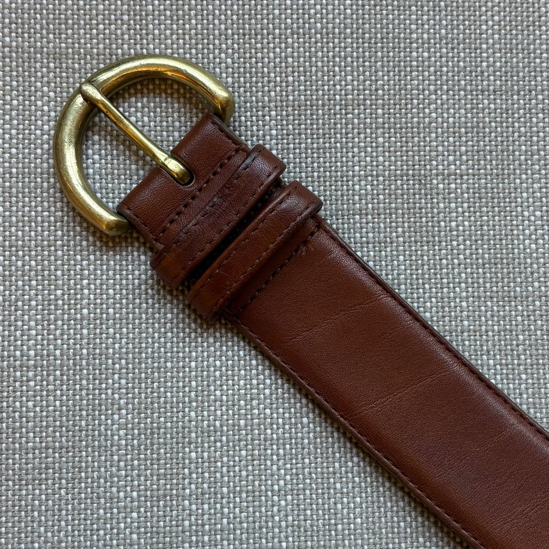 (29) 90s USA COACH 브리티쉬 탠 글러브 레더 솔브 버클벨트 상품이미지5