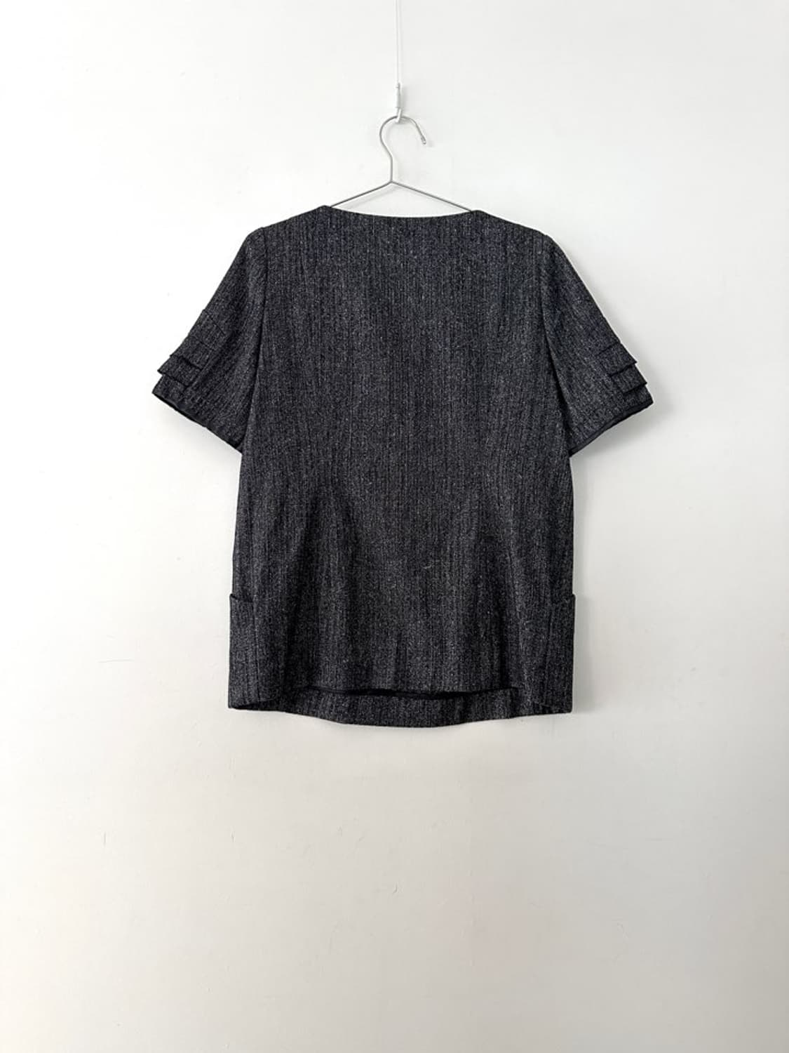 JILL STUART frill formal top / charcoal 상품이미지3
