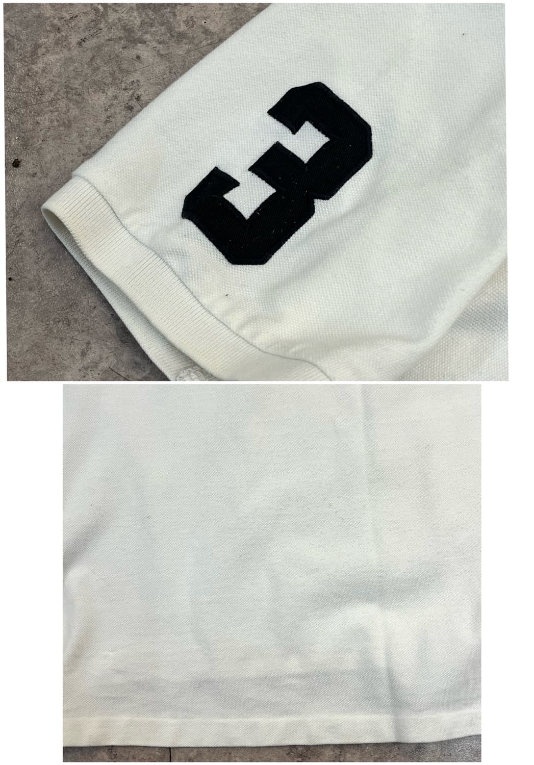 폴로 빅포니 반팔 카라티 화이트 L #csz2662 상품이미지6