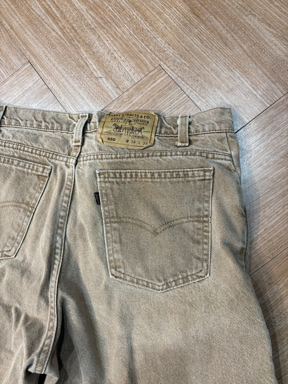 [32] 리바이스 550 베이지 USA 상품이미지1