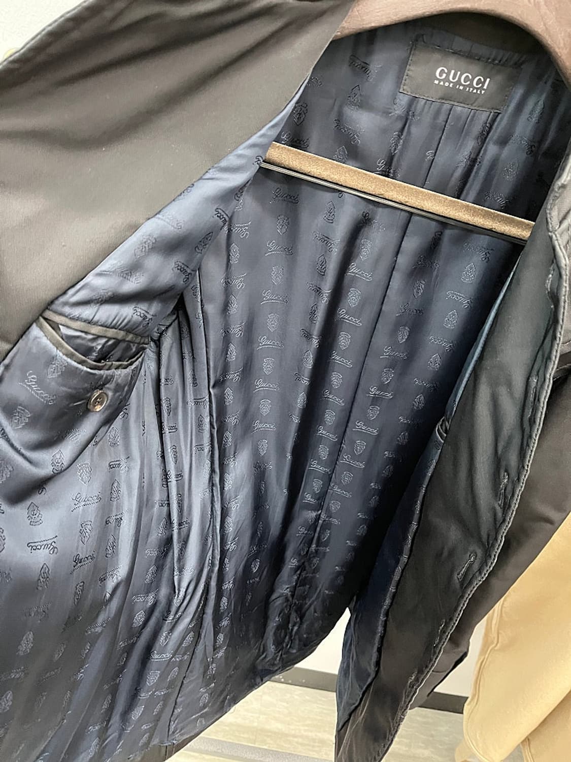 슬림100) 구찌 톰포드 벨티드 자켓  상품이미지9