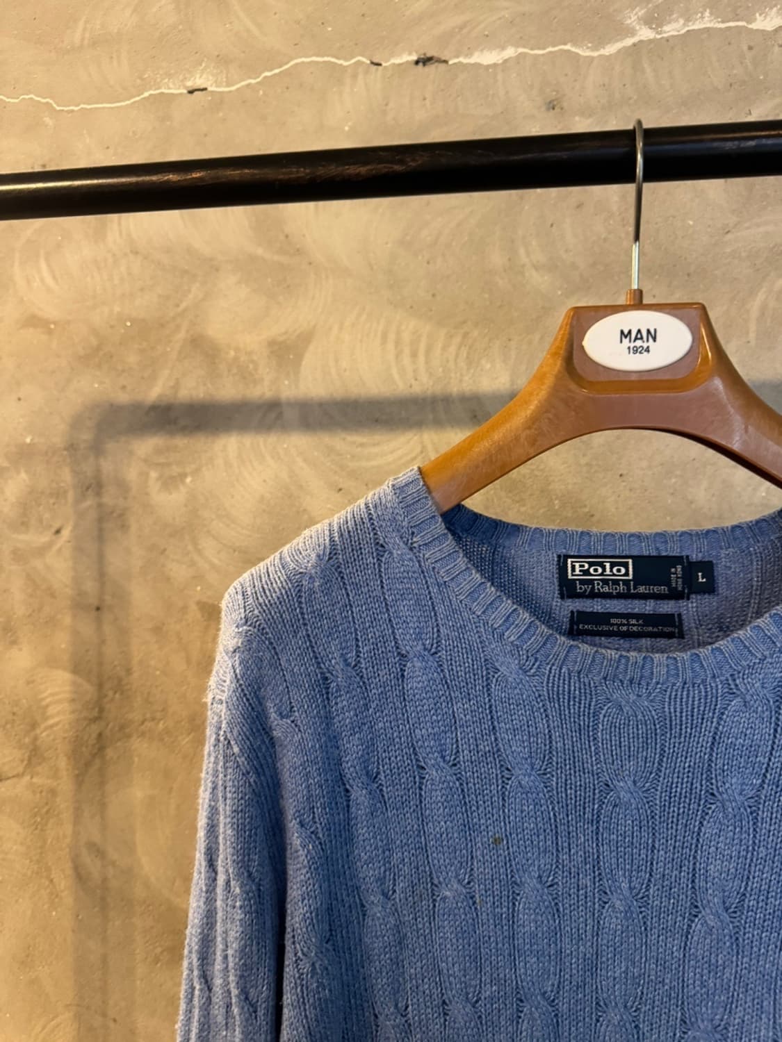 폴로 랄프로렌 100% 실크 케이블 니트 105 상품이미지2